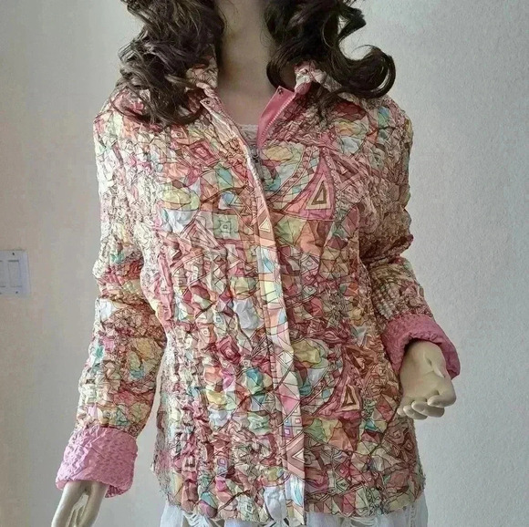 Source Unknown Jackets & Blazers - Jacket Reversible TOP silk M